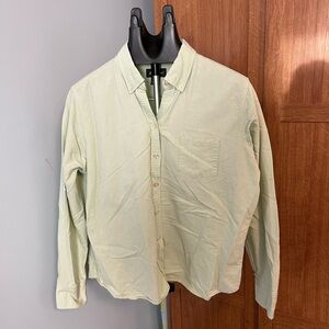 Eddie Bauer Sage Green Button Down Shirt